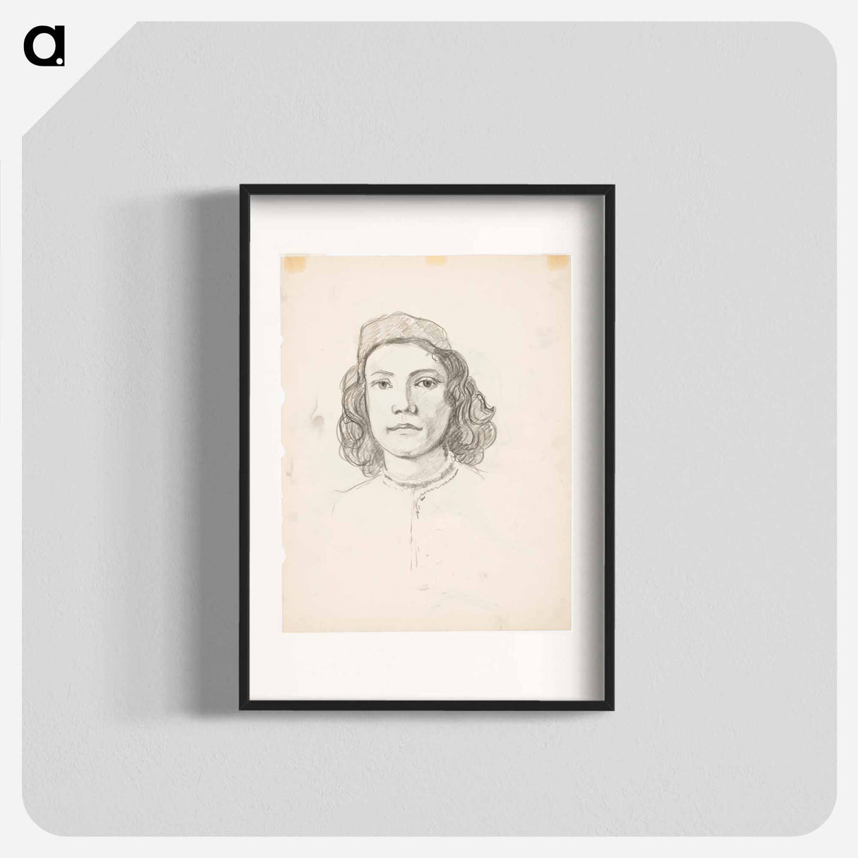 Poika, botticellin mukaan - アルフレッド ウィリアム フィンチ Poster.