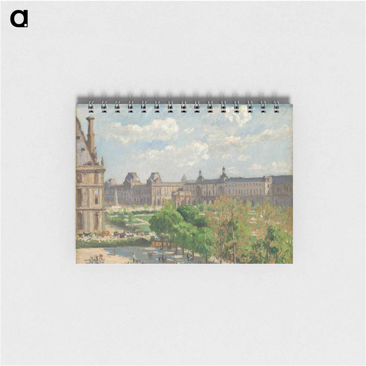 Place du Carrousel, Paris - カミーユ ピサロ Memo.