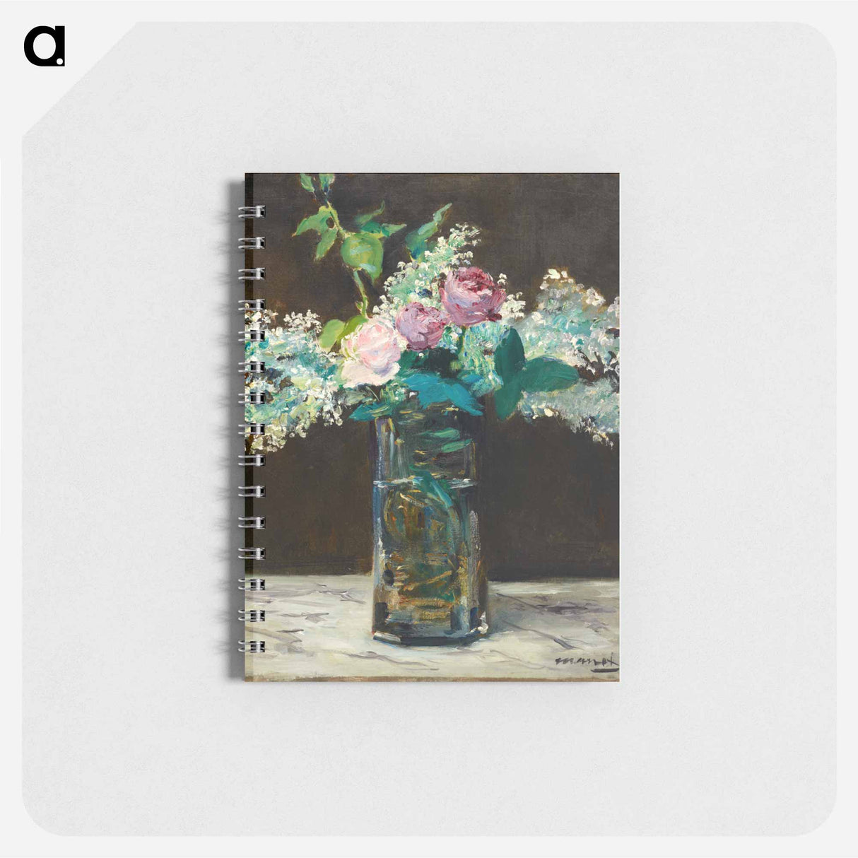 アートメモ帳-Vase of White Lilacs and Roses
- ダラス美術館 Memo.