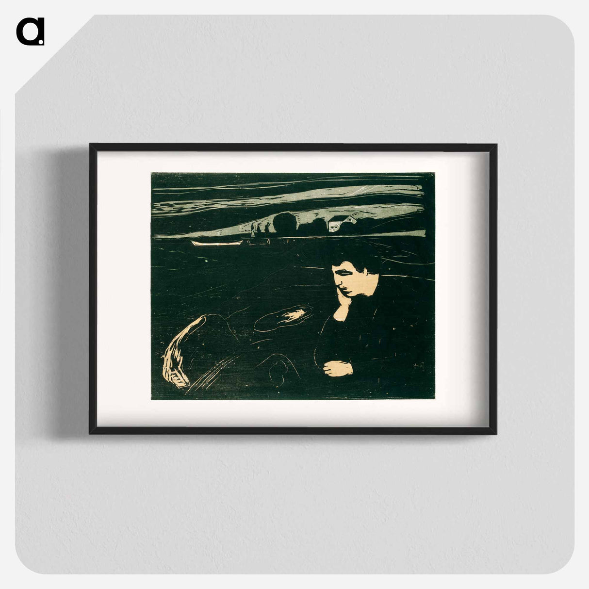 Melancholy III - エドヴァルド ムンク Poster.