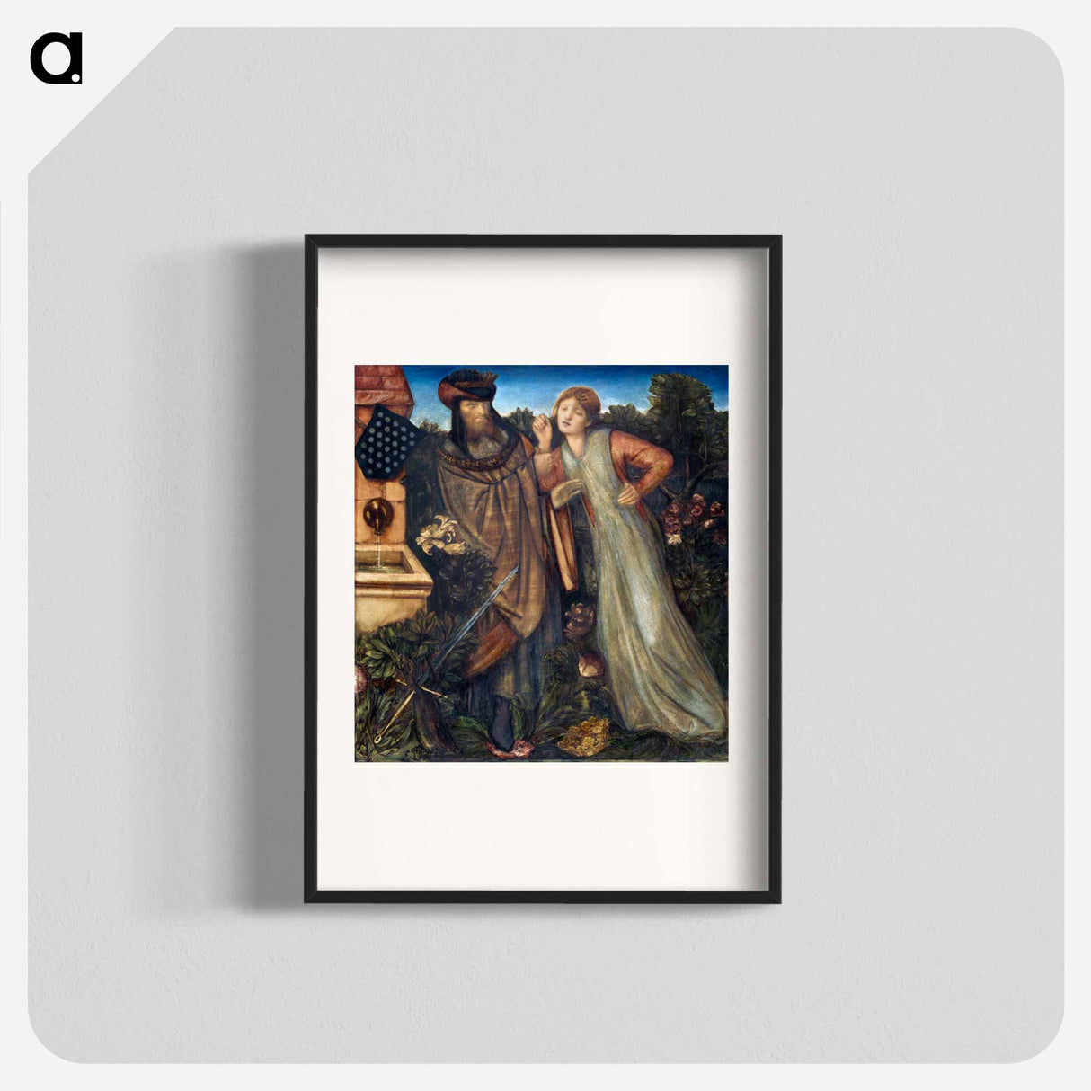 King Mark and La Belle Iseult - エドワード バーン ジョーンズ Poster.