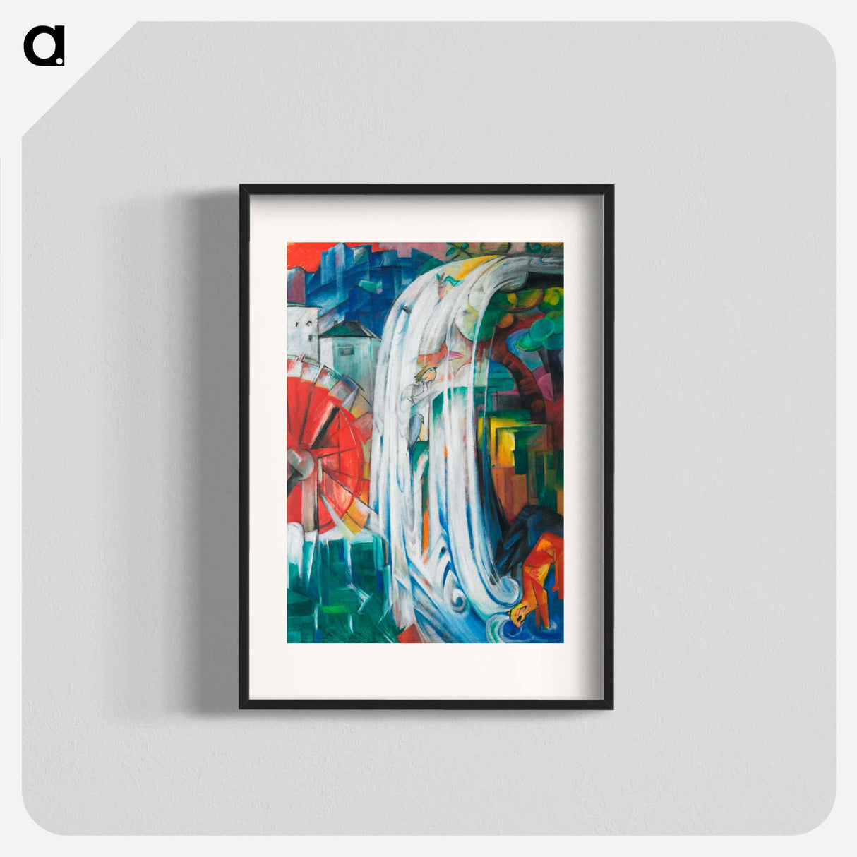 The Bewitched Mill - フランツ マルク Poster.