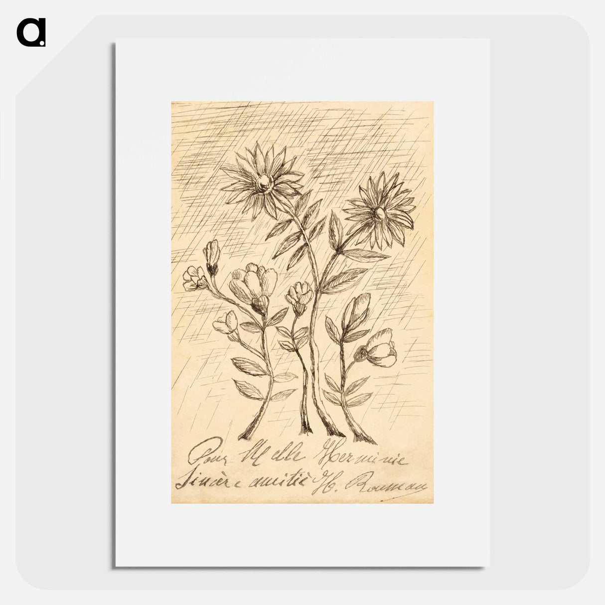 Oak Branch - Henri Rousseau Poster.