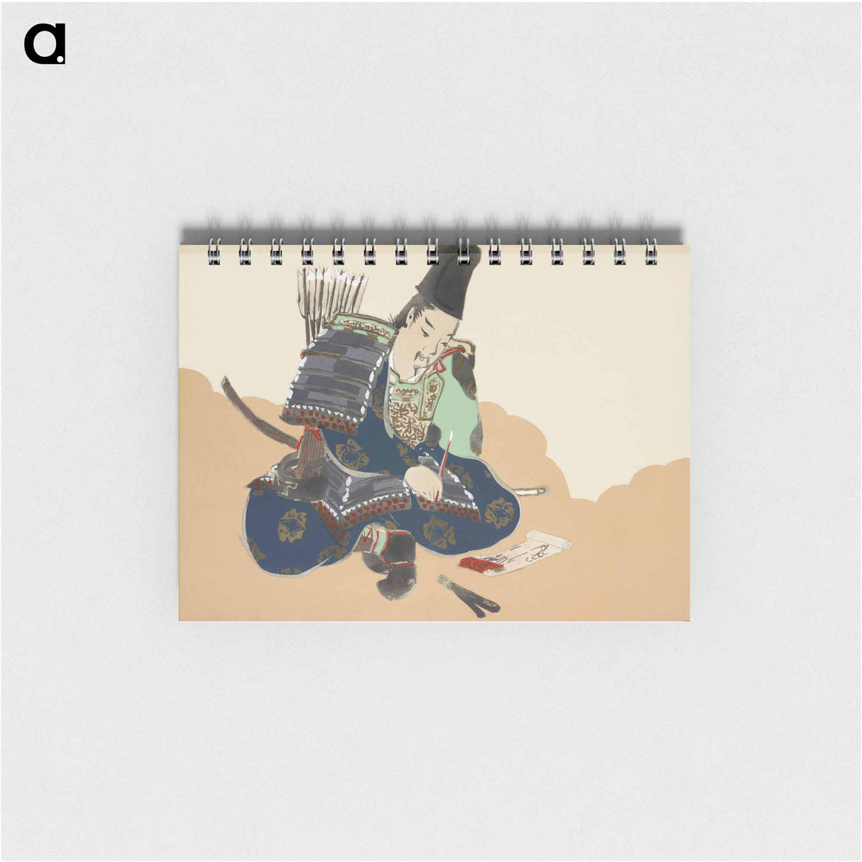 Samurai from Momoyogusa–Flowers of a Hundred Generations - 神坂 雪佳 Memo.