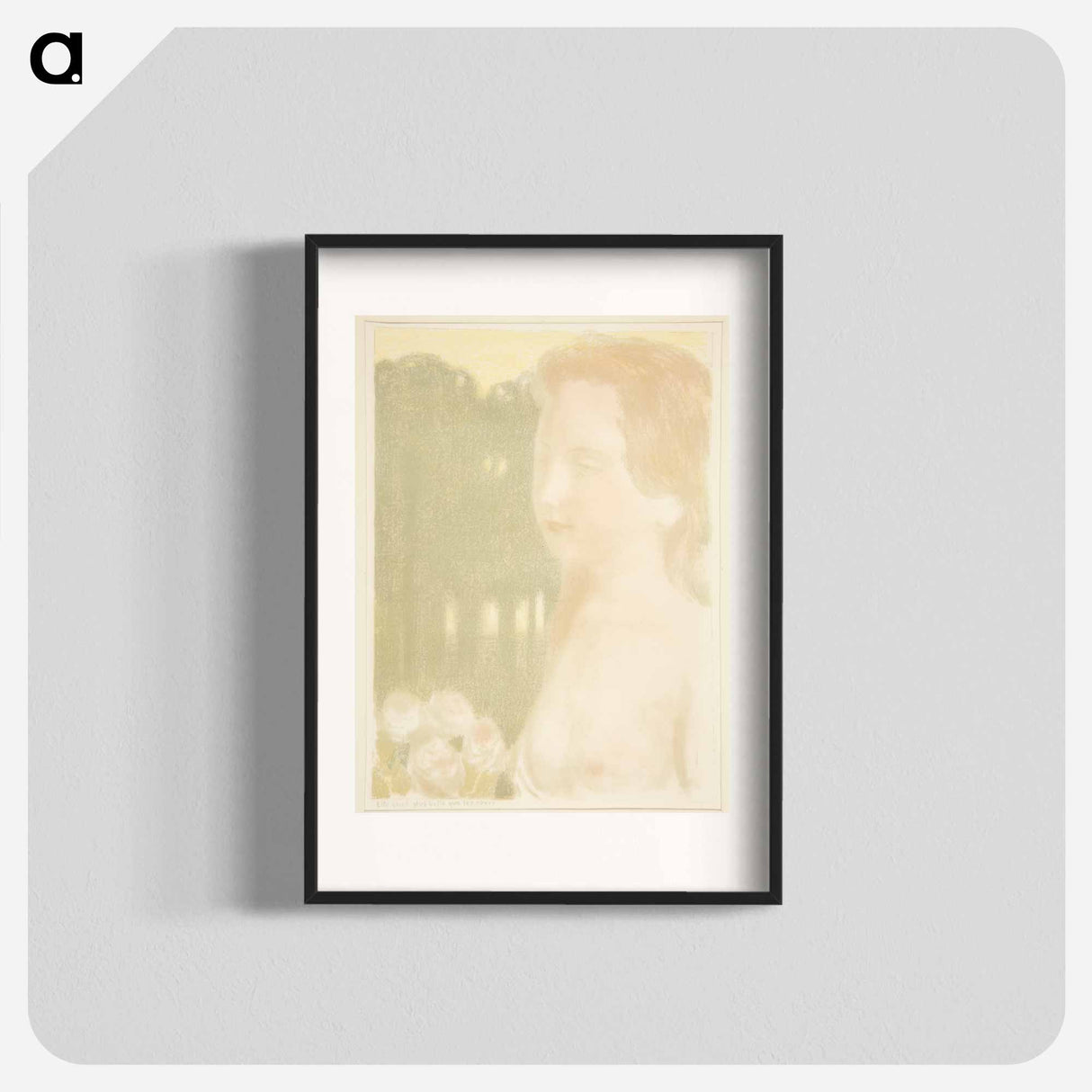 She was more beautiful than dreams - Maurice Denis Poster.