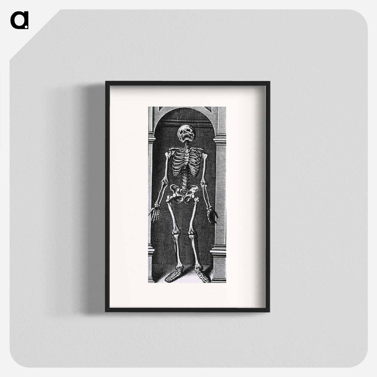 アートポスター-Skeleton Standing in a Small Alcove
- 国立医学図書館 Poster.