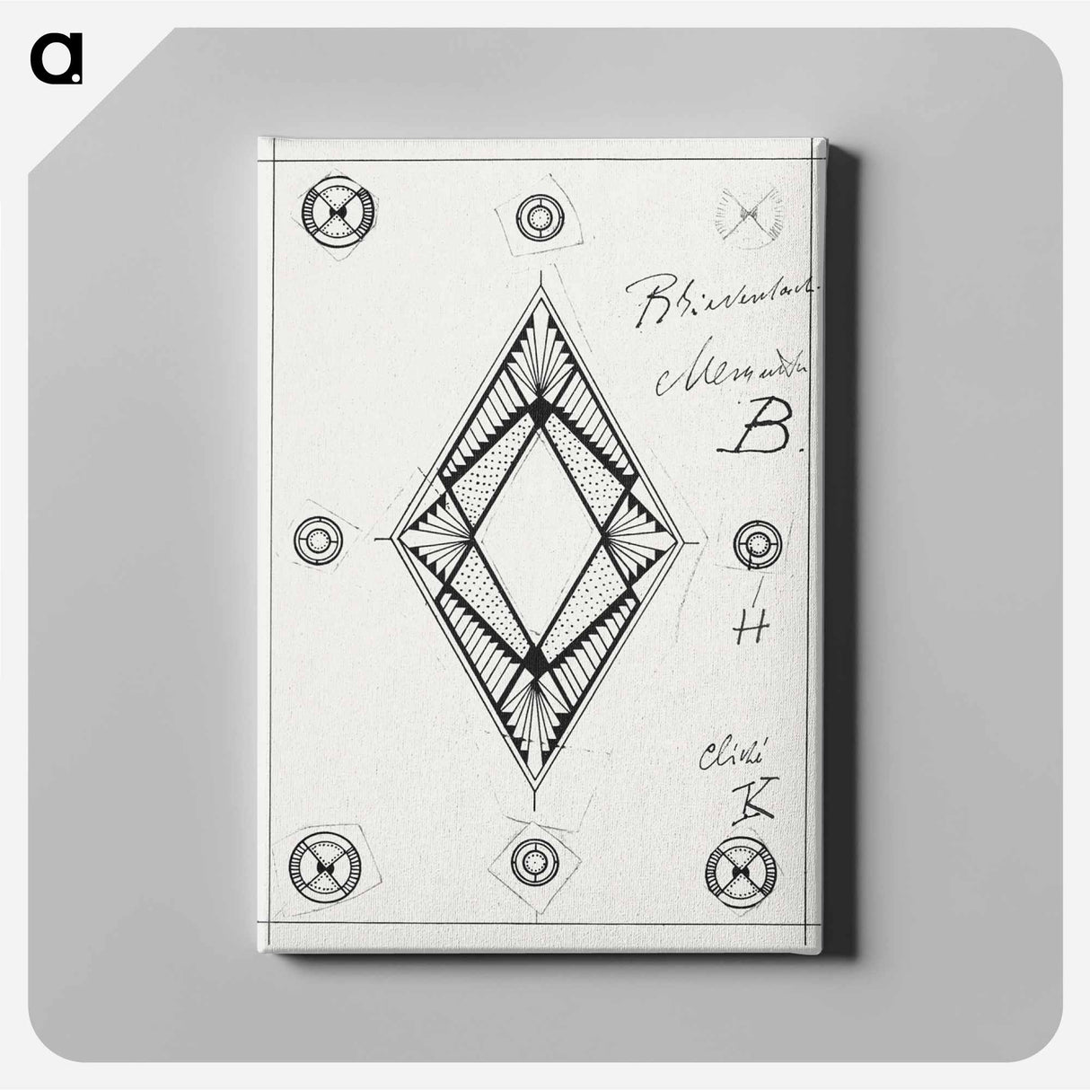 Design for a Letter Bag
- サミュエル ジェスルン Canvas.