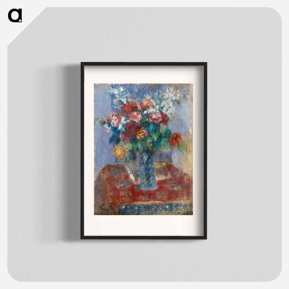 アートポスター-Bouquet de fleurs - カミーユ ピサロ Poster.