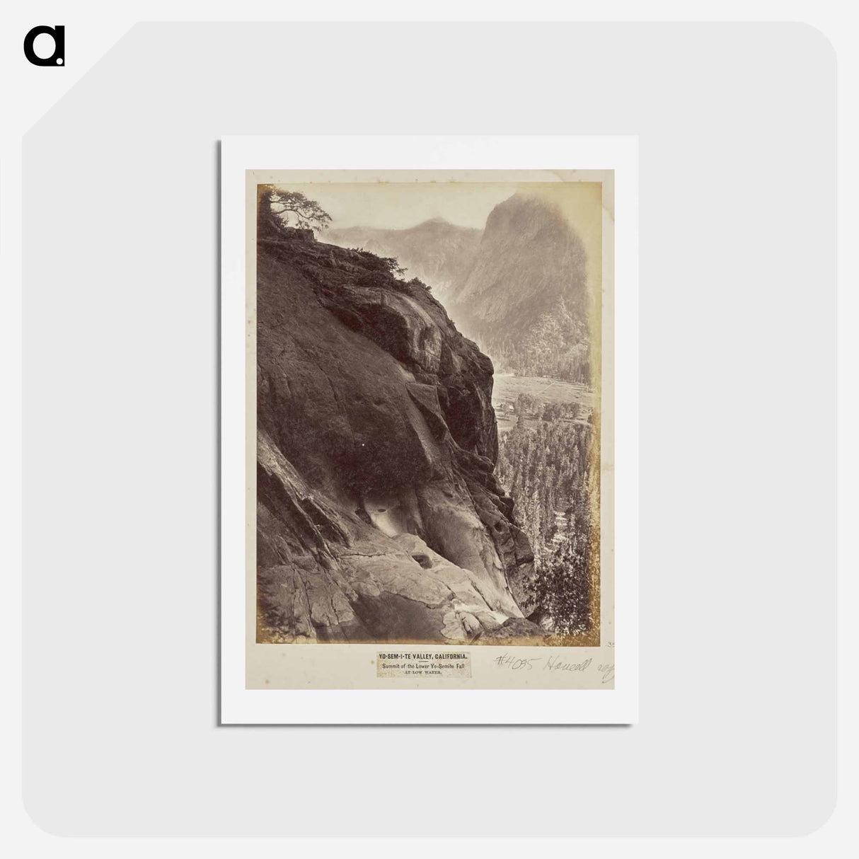 アートポストカード-Yo-Sem-i-te Valley, California
- エドワード マイブリッジ Postcard.