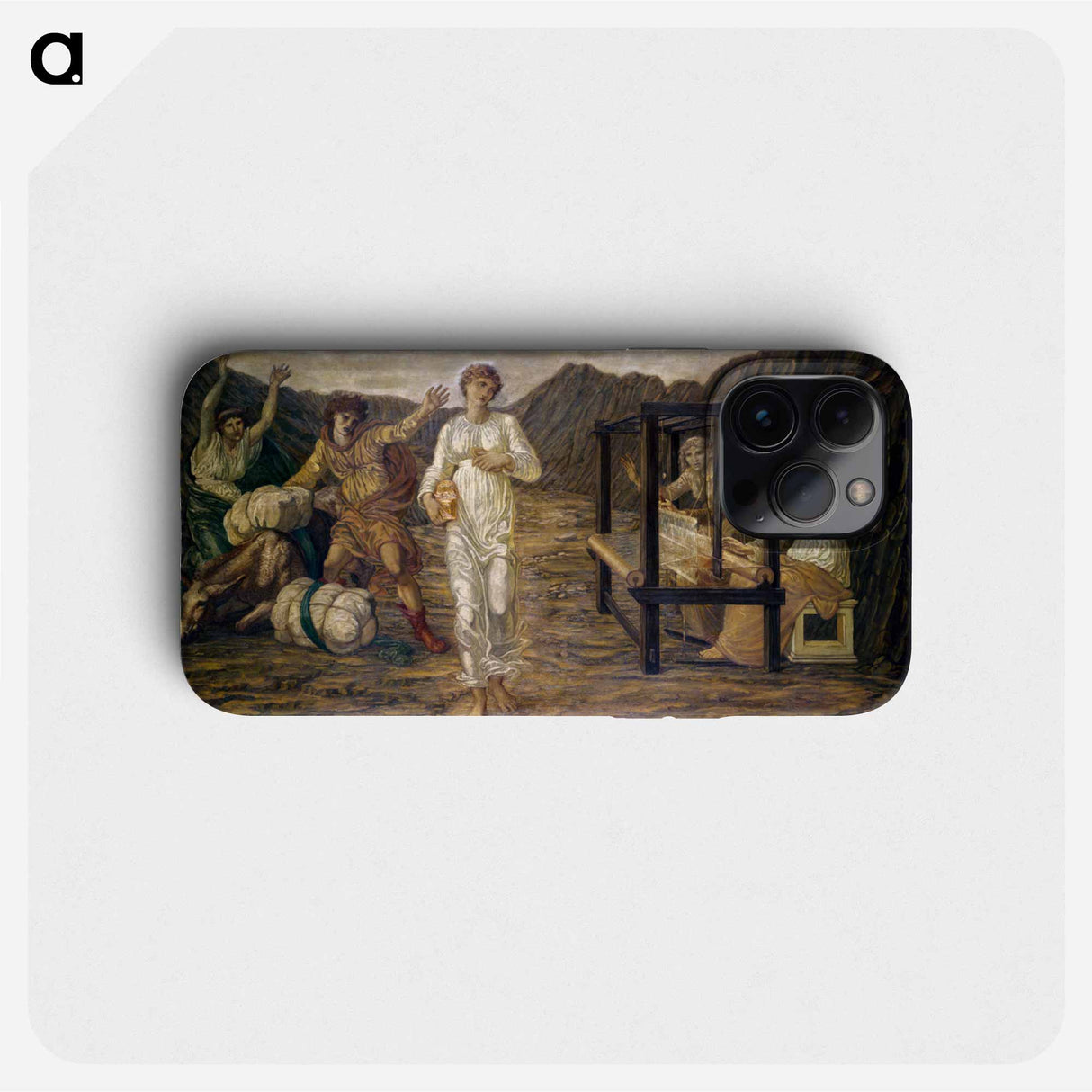 Cupid and Psyche - Palace Green Murals - Psyche set by Venus the Task - エドワード バーン ジョーンズ Phone Case.