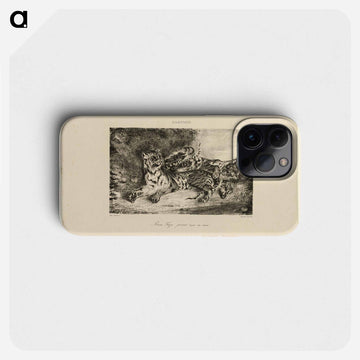 イエロー - ウジェーヌ ドラクロワ Phone Case.