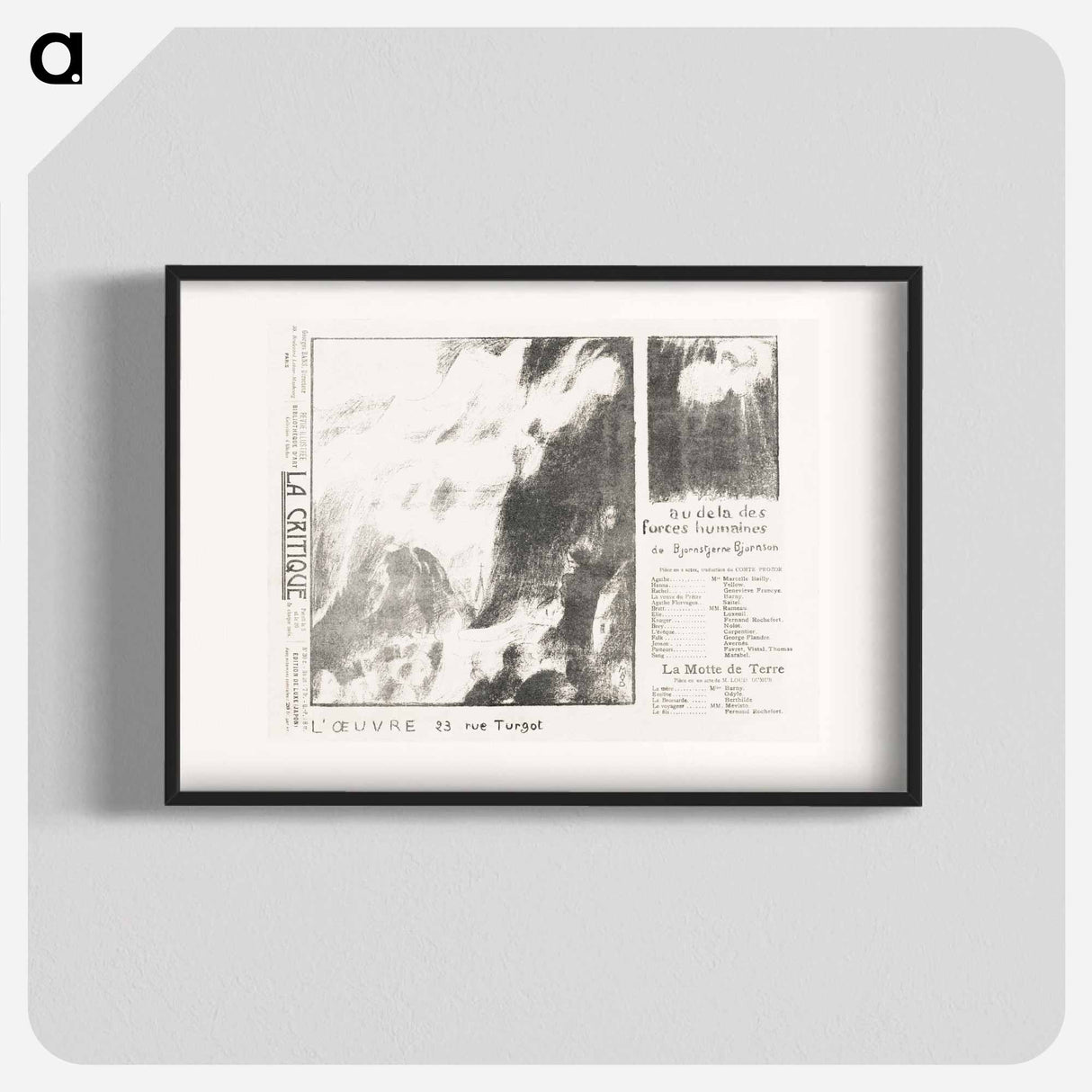 アートポスター-Beyond human strength - モーリス ドニ Poster.