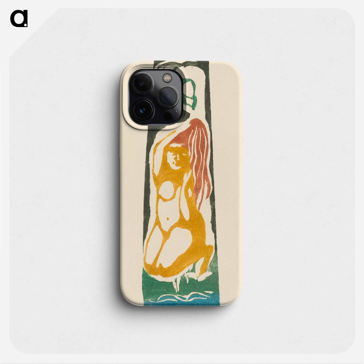 A scratching tahitian woman - Paul Gauguin Phone Case.