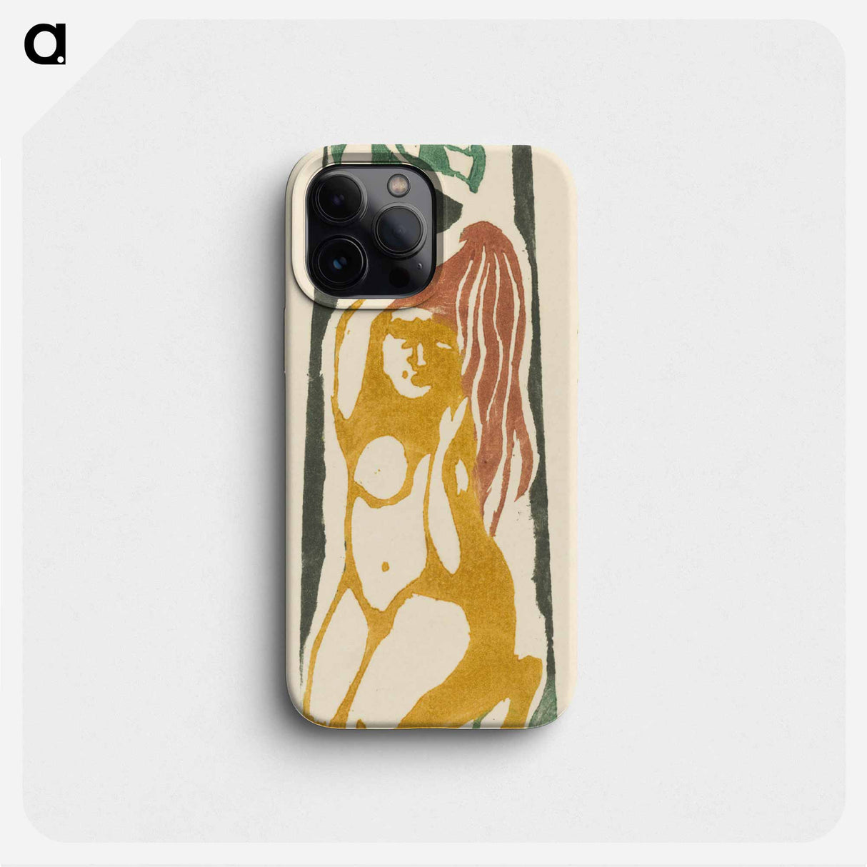 A scratching tahitian woman - ポール ゴーギャン Phone Case.