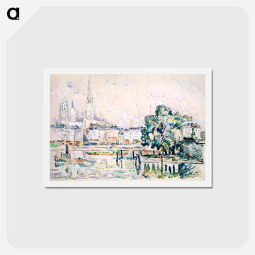 Rouen - ポール シニャック Postcard.