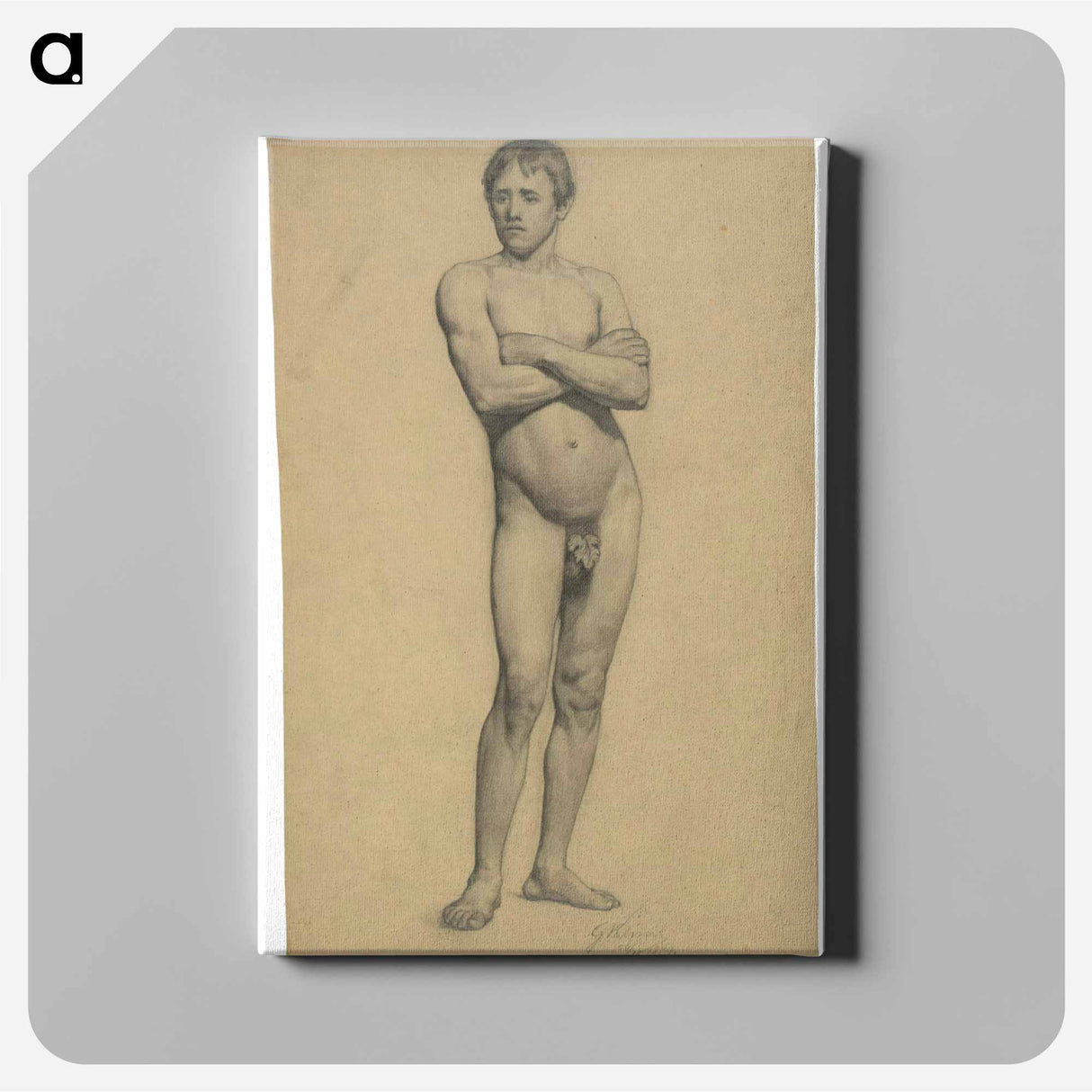 アートパネル-Male Academy Nude with Folded Arms
- ウィーン博物館 Canvas.