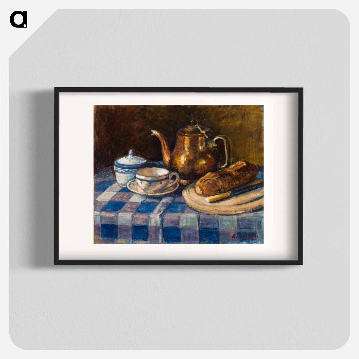 Still life - アルフレッド ウィリアム フィンチ Poster.