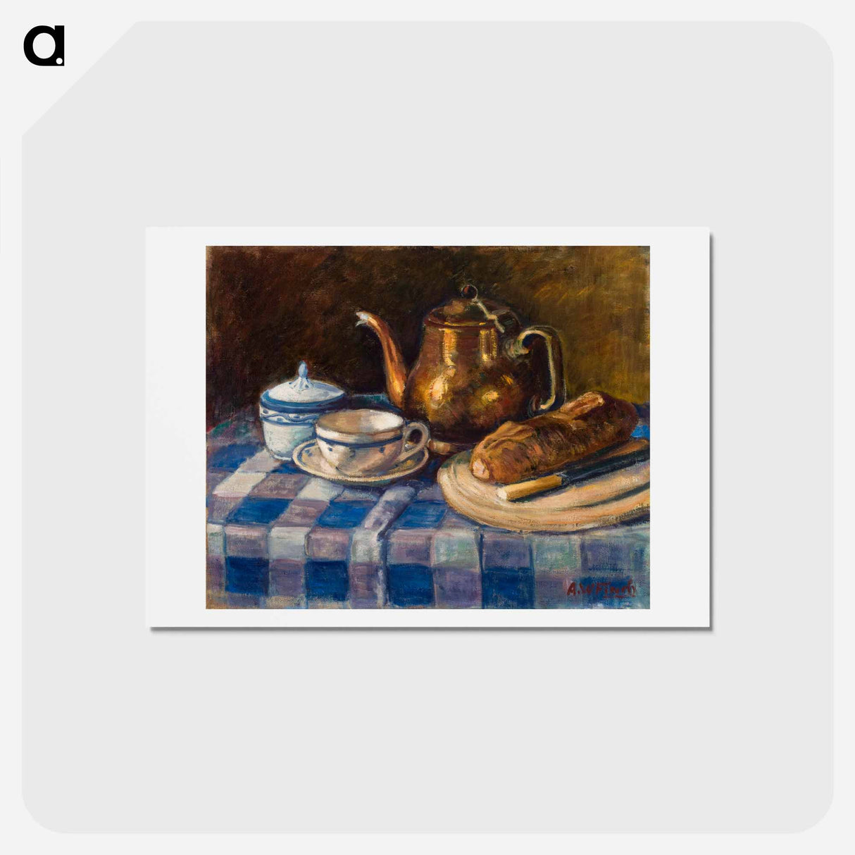 Still life - アルフレッド ウィリアム フィンチ Postcard.