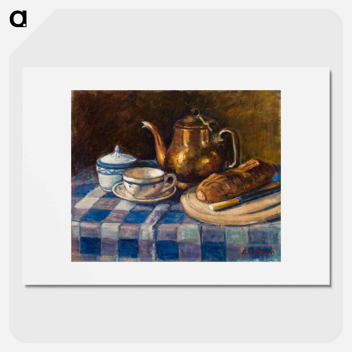 Still life - アルフレッド ウィリアム フィンチ Poster.