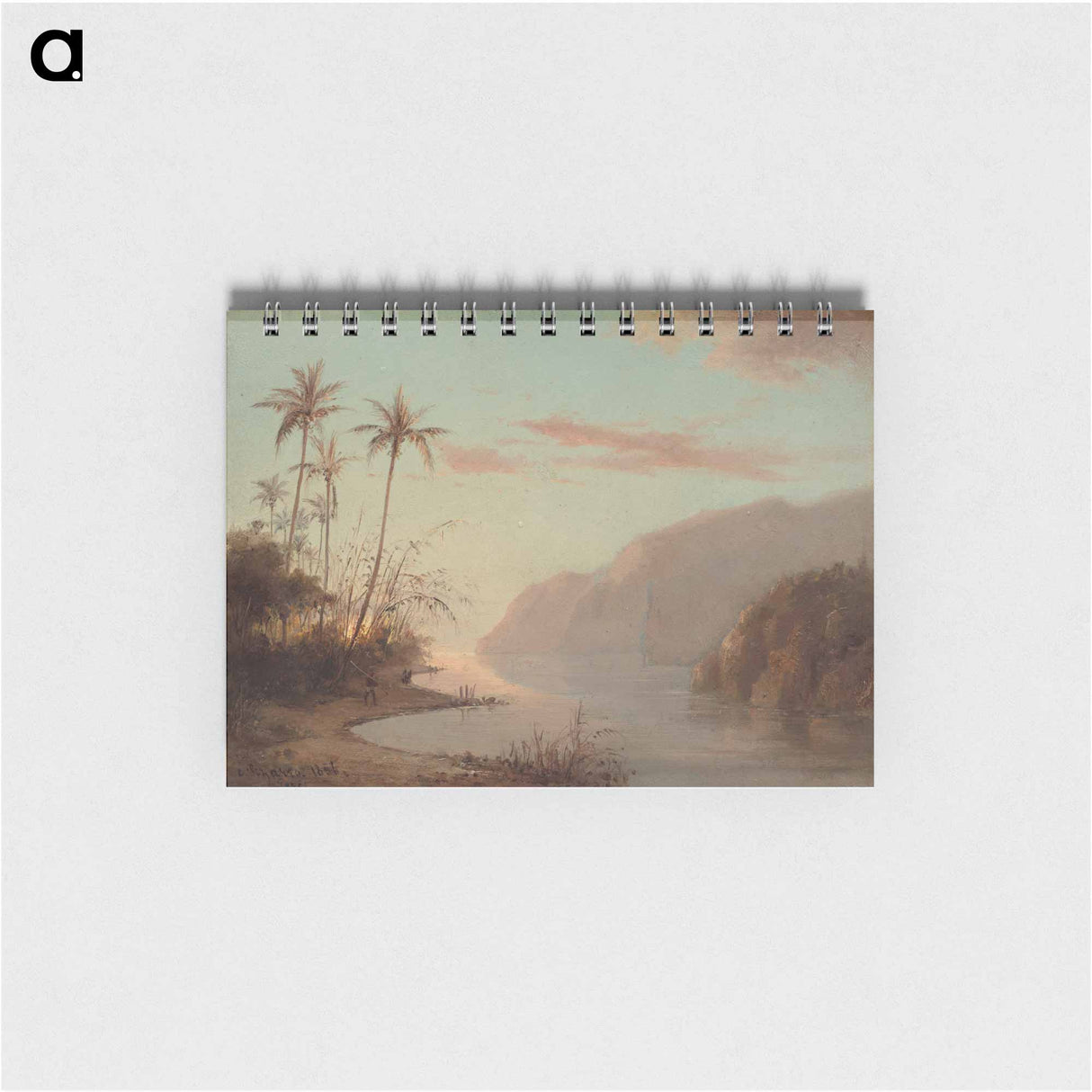 A Creek in St. Thomas (Virgin Islands) - カミーユ ピサロ Memo.