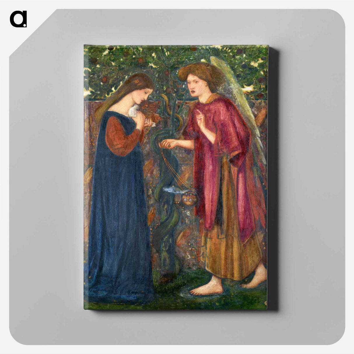 The Annunciation - エドワード バーン ジョーンズ Canvas.
