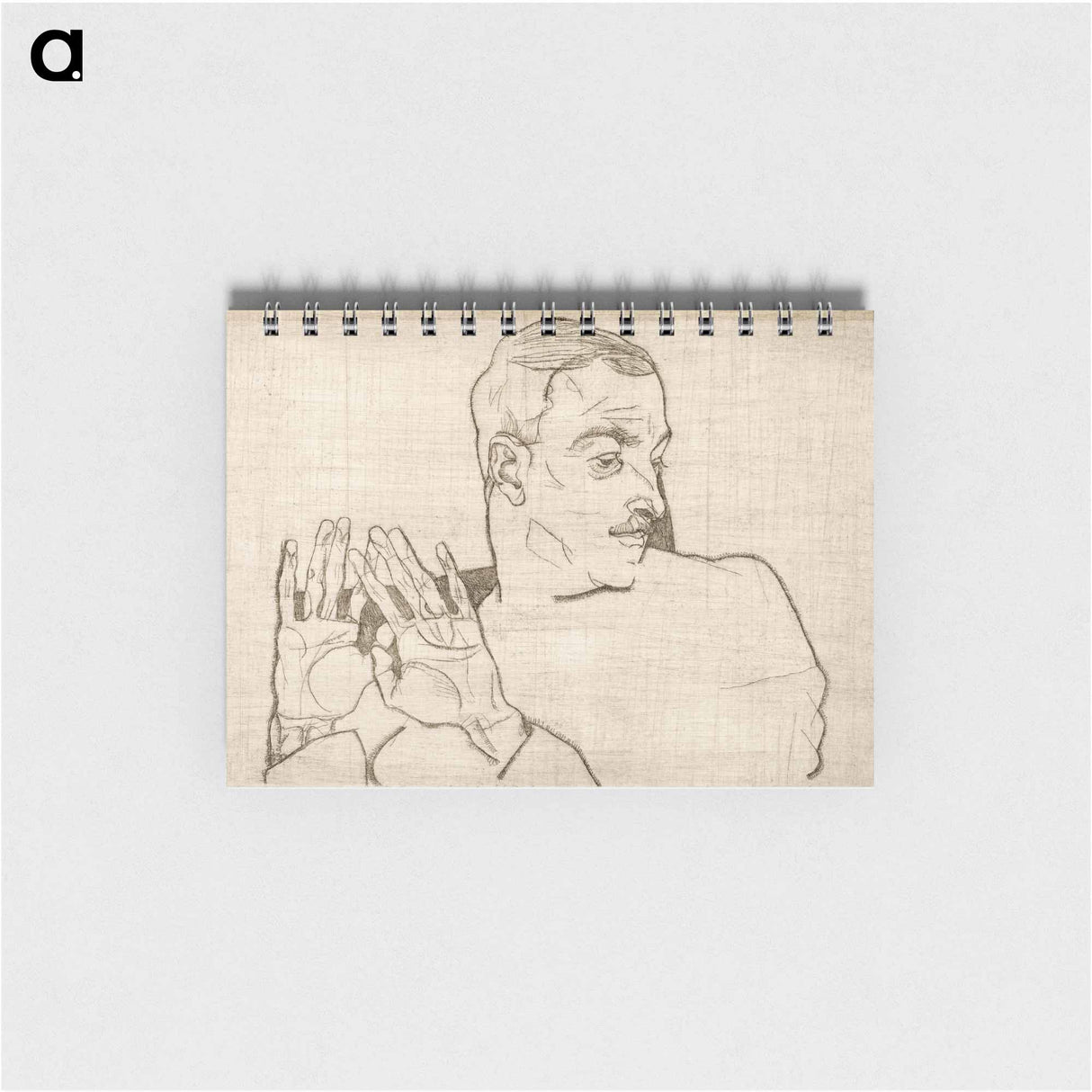 Portrait of Arthur Roessler - エゴン シーレ Memo.