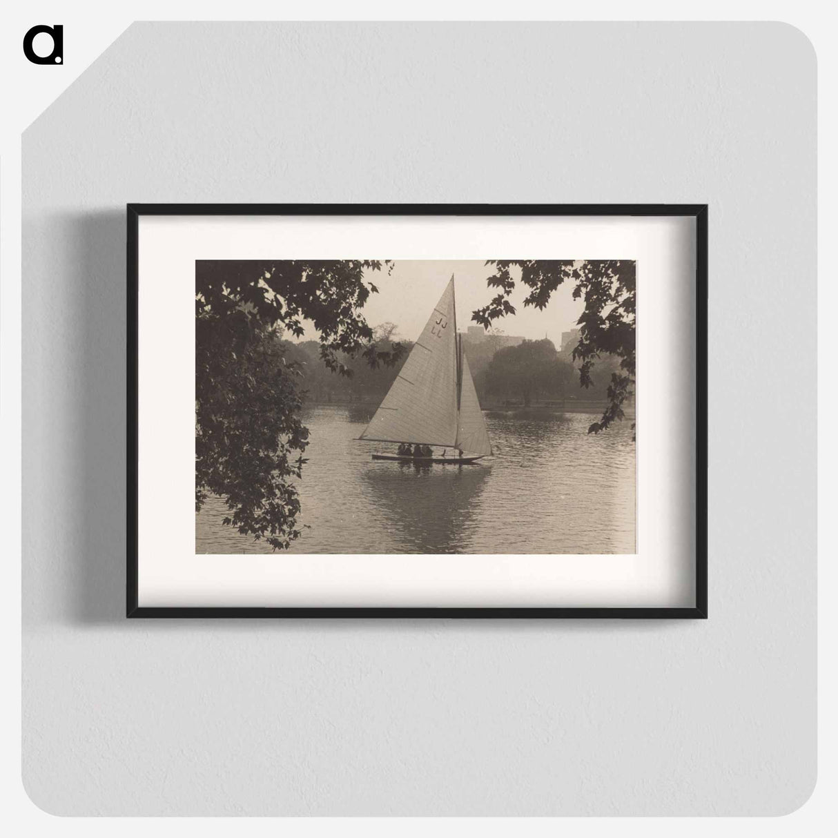 Sailing in central London - エリック リー ジョンソン Poster.