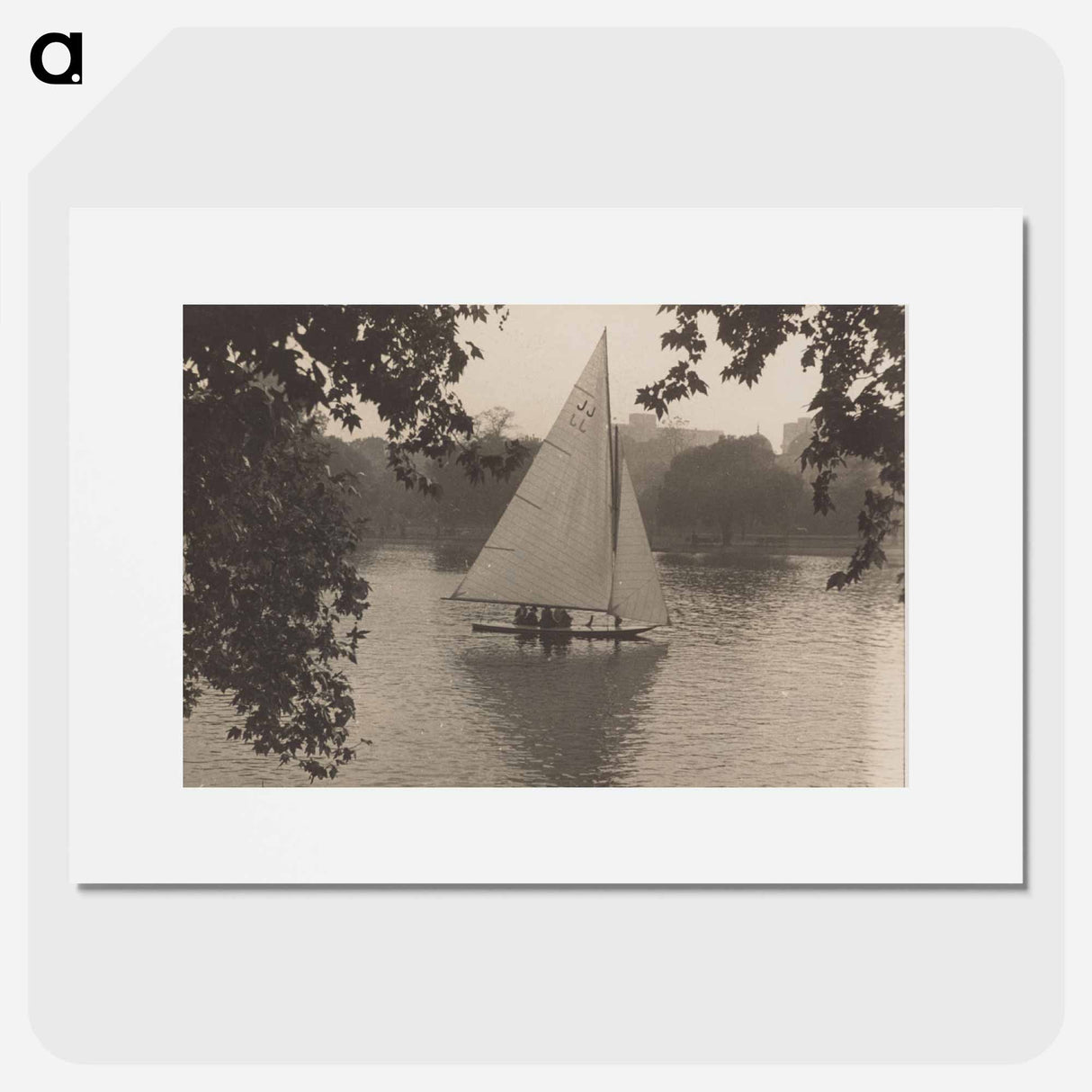 Sailing in central London - エリック リー ジョンソン Poster.