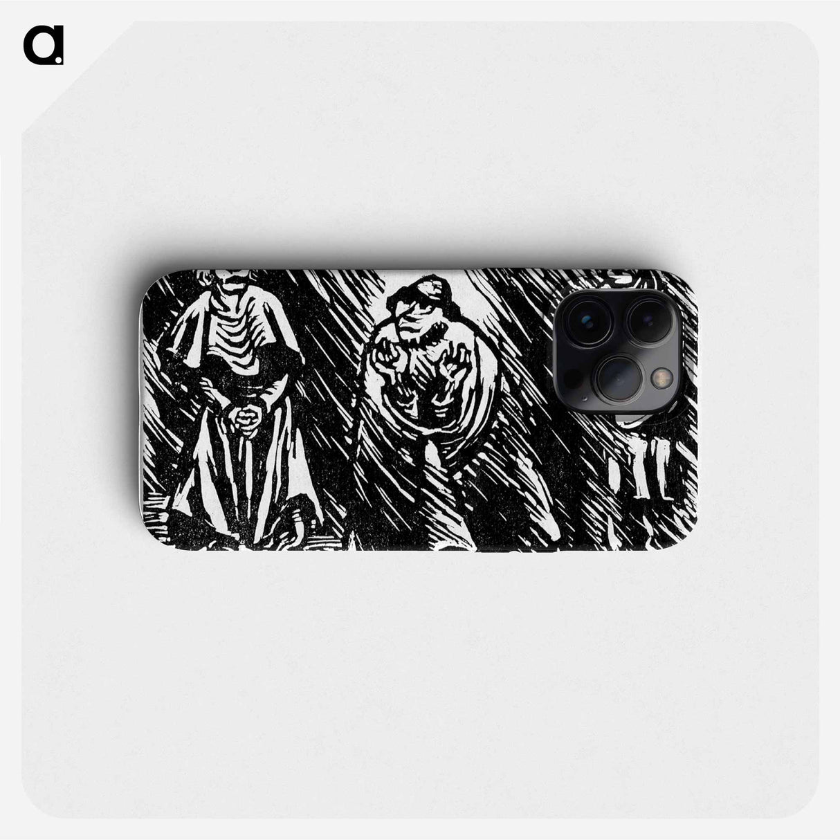 Group with three figures-bass, soprano, tenor - エルンスト ハインリヒ バルラッハ Phone Case.