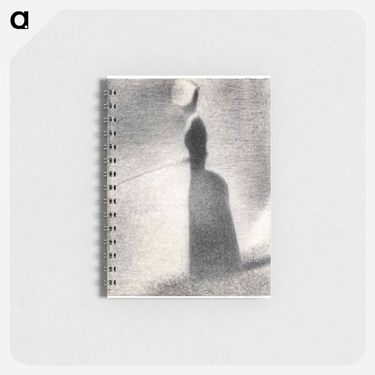 A Woman Fishing - ジョルジュ スーラ Memo.