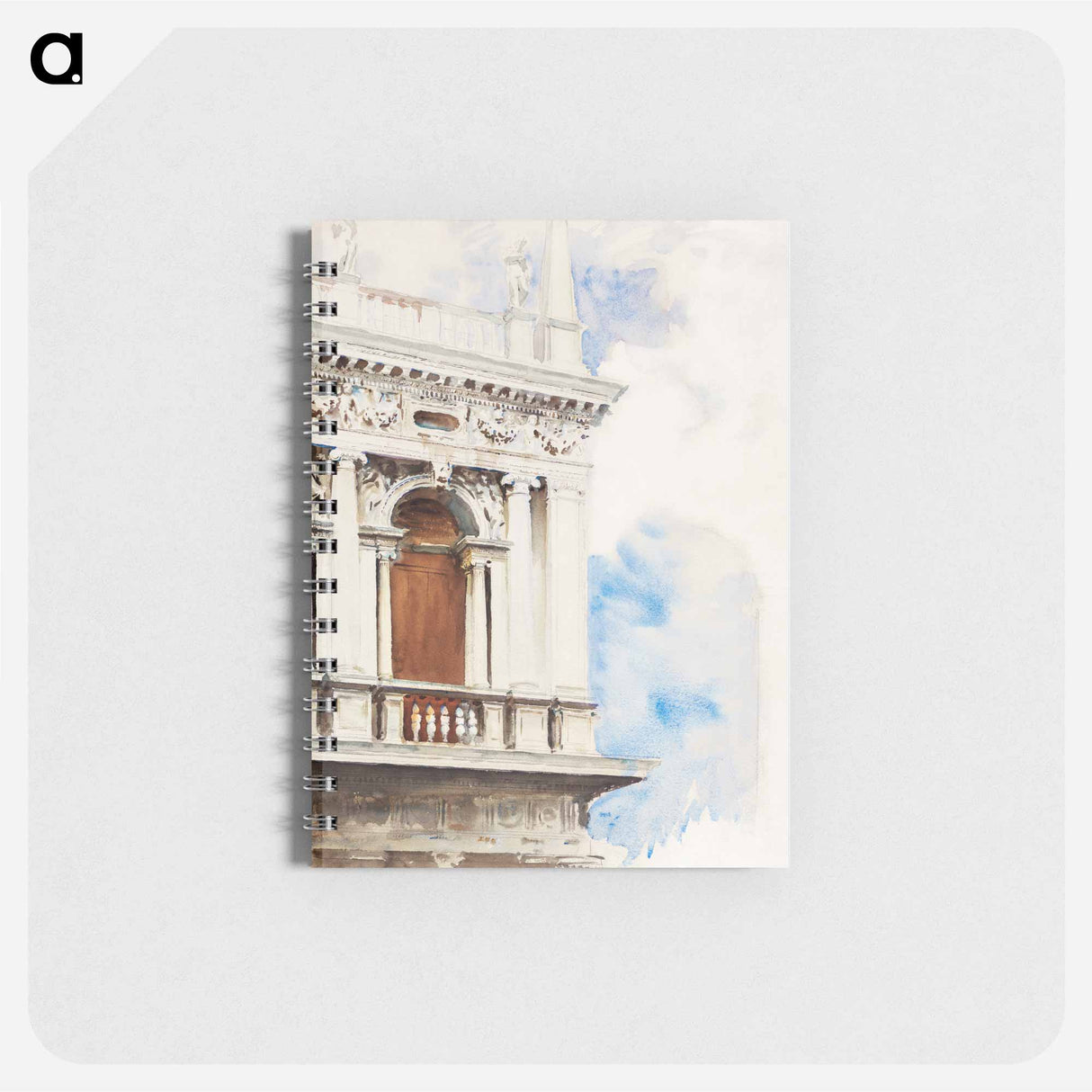アートメモ帳-A Corner of the Library in Venice - ジョン シンガー サージェント Memo.