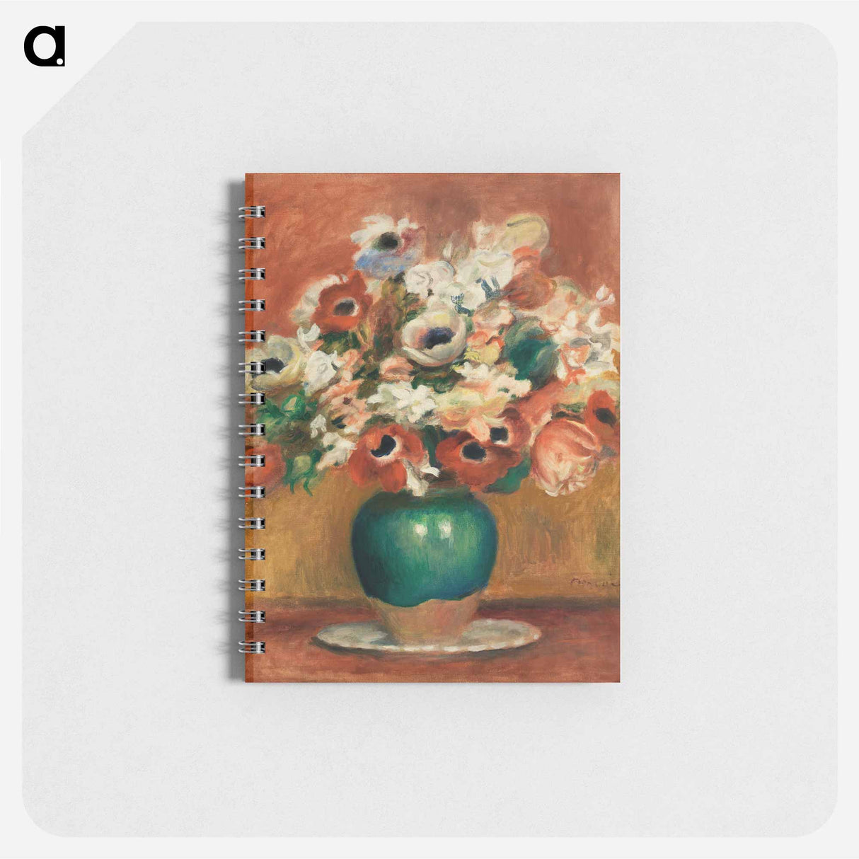 Flowers (Fleurs) - ピエール オーギュスト ルノワール Memo.