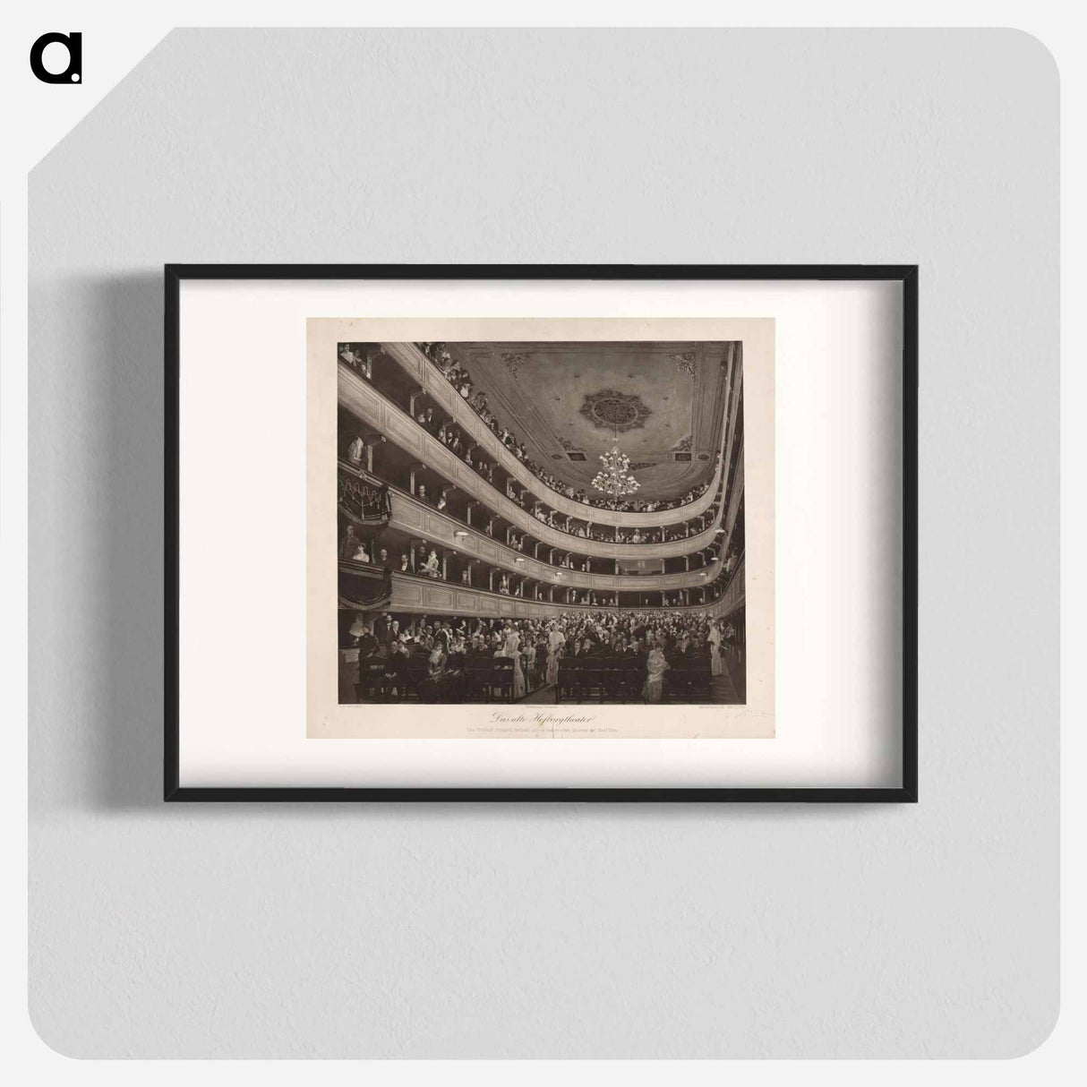 アートポスター-Auditorium in the Old Burgtheater
- ウィーン博物館 Poster.