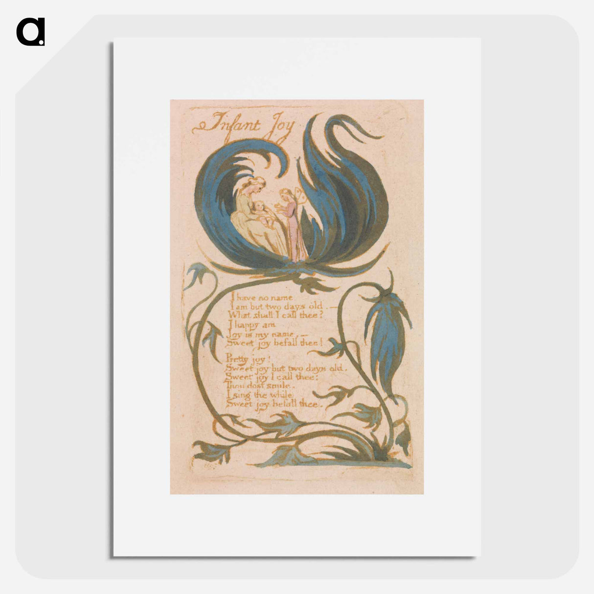 Infant Joy - William Blake Poster.