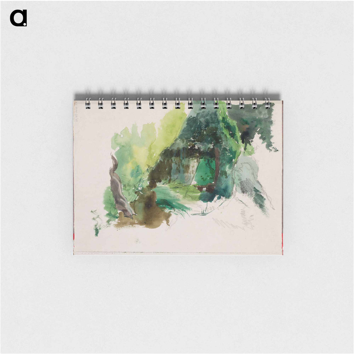 アートメモ帳-(unknown) part of a sketchbook - アルバート エーデルフェルト Memo.