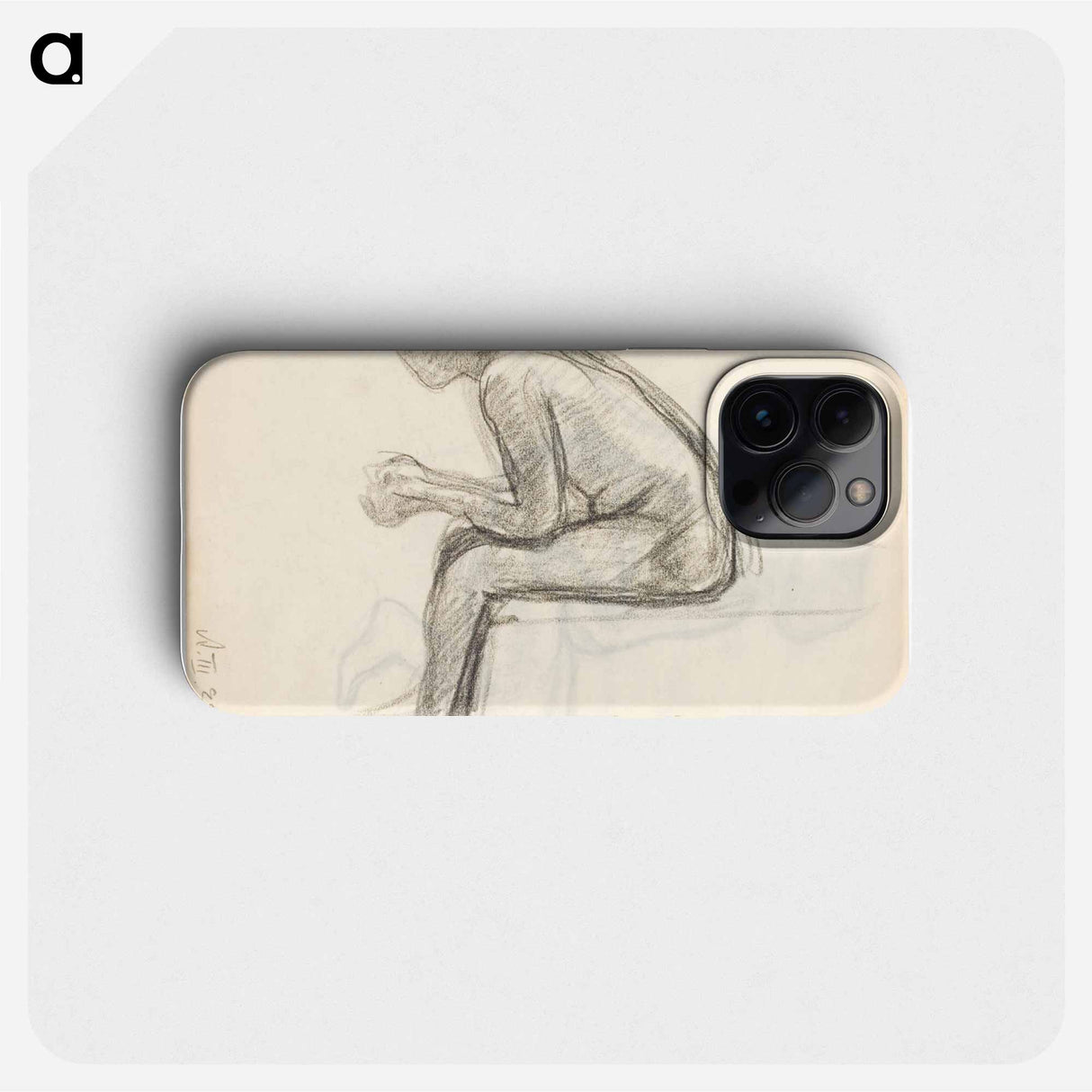 Istuva naismalli - アルフレッド ウィリアム フィンチ Phone Case.