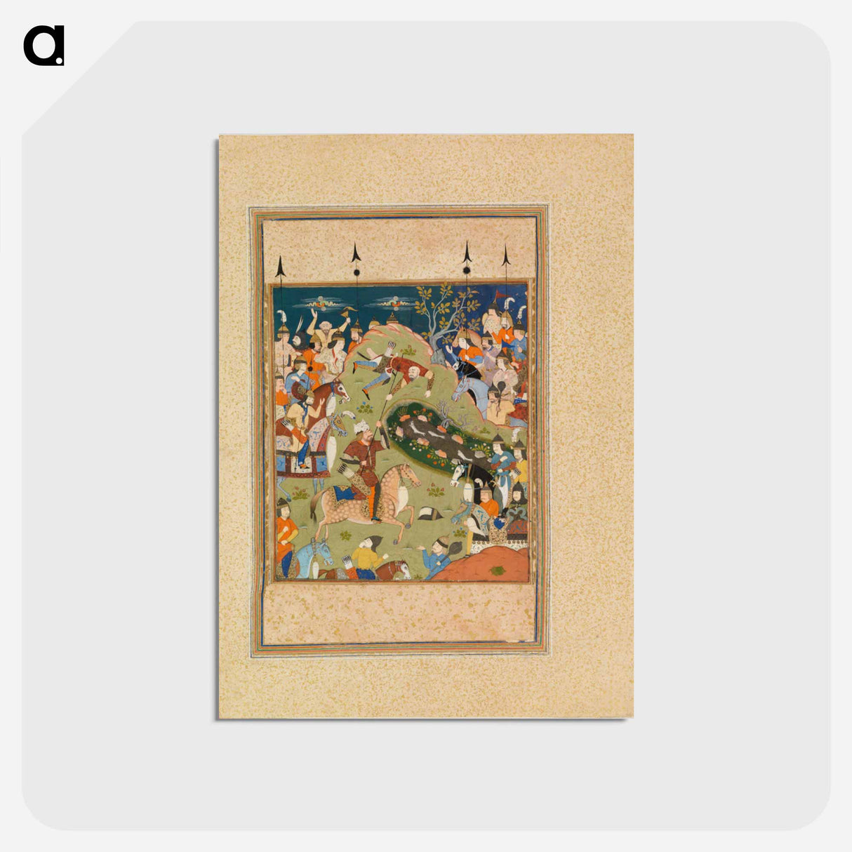 アートポストカード-Rustam Lifts Qanun
- バーンズ・コレクション Postcard.