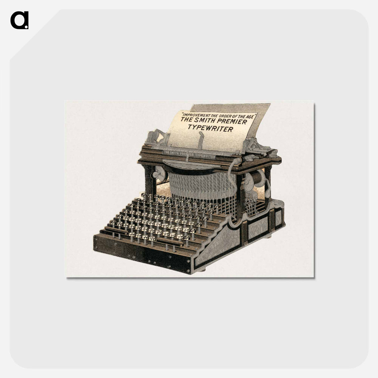 アートポストカード-Smith Premier Typewriter
- ボストン公共図書館 Postcard.