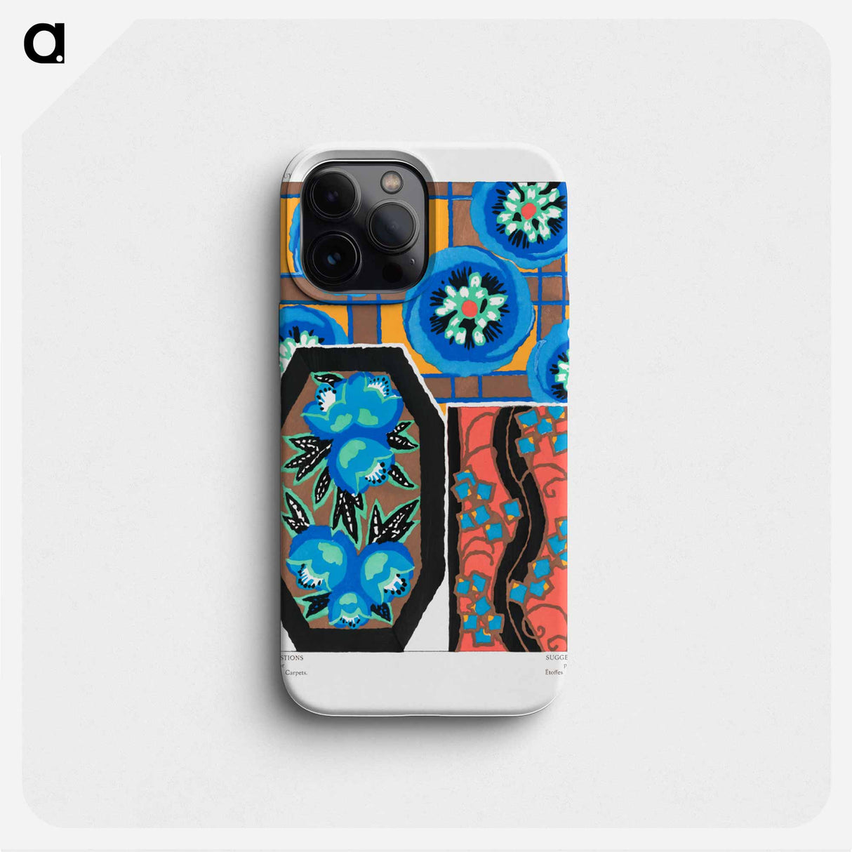 Suggestions pour étoffes et tapis: 60 motifs en couleur - E.A.セギー Phone Case.