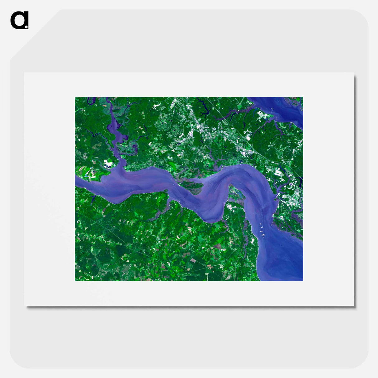 アートポスター-Jamestown Island, Virginia Colony
- 上空からの地球 Poster.