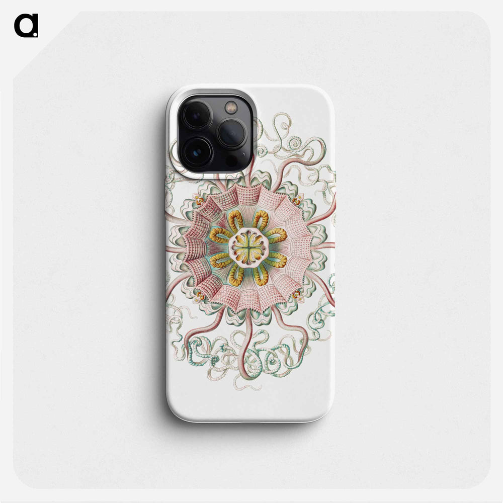 Vintage jellyfish marine life illustration - エルンスト ヘッケル Phone Case.