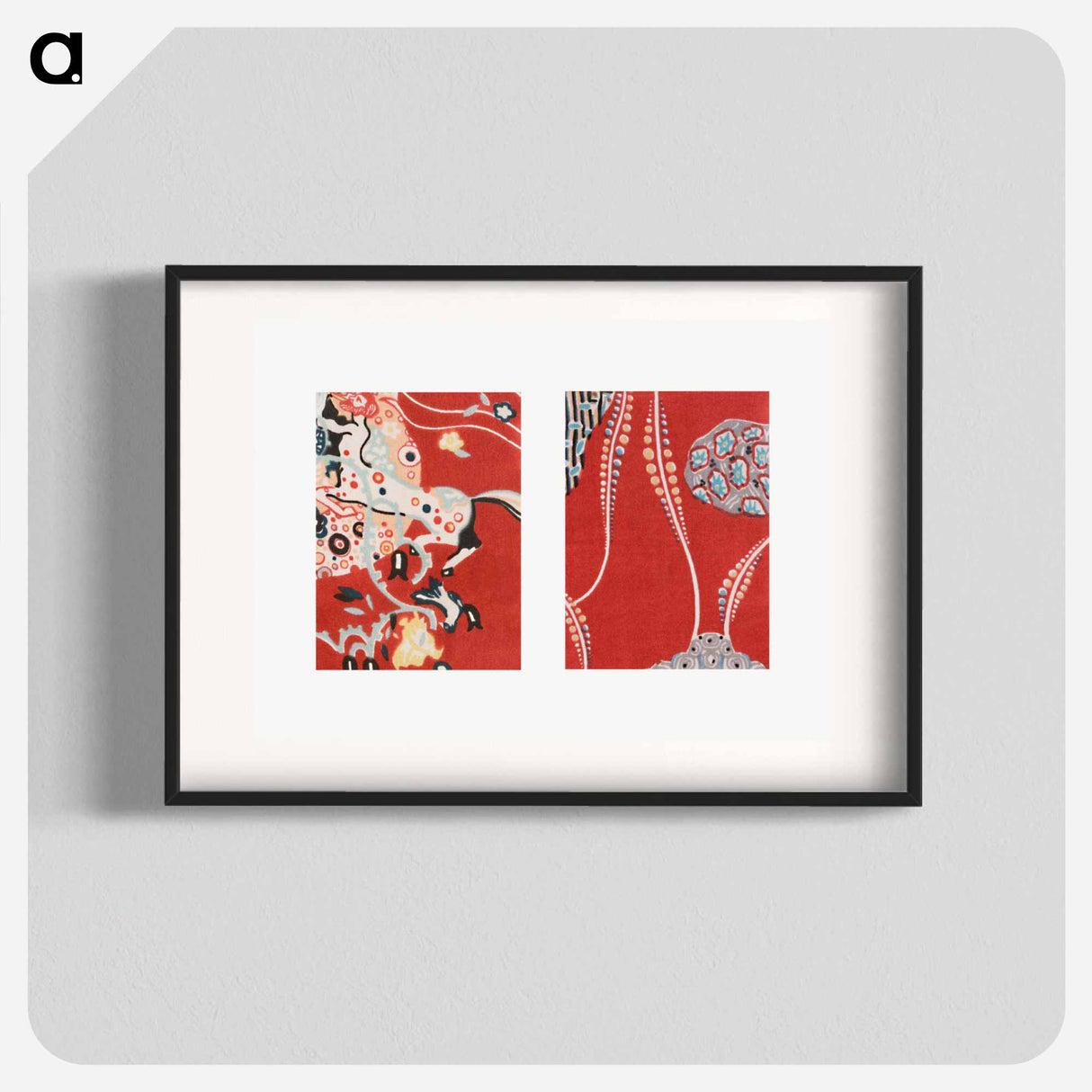 Textile sample by Gustav Klimt - Gustav Klimt Poster.