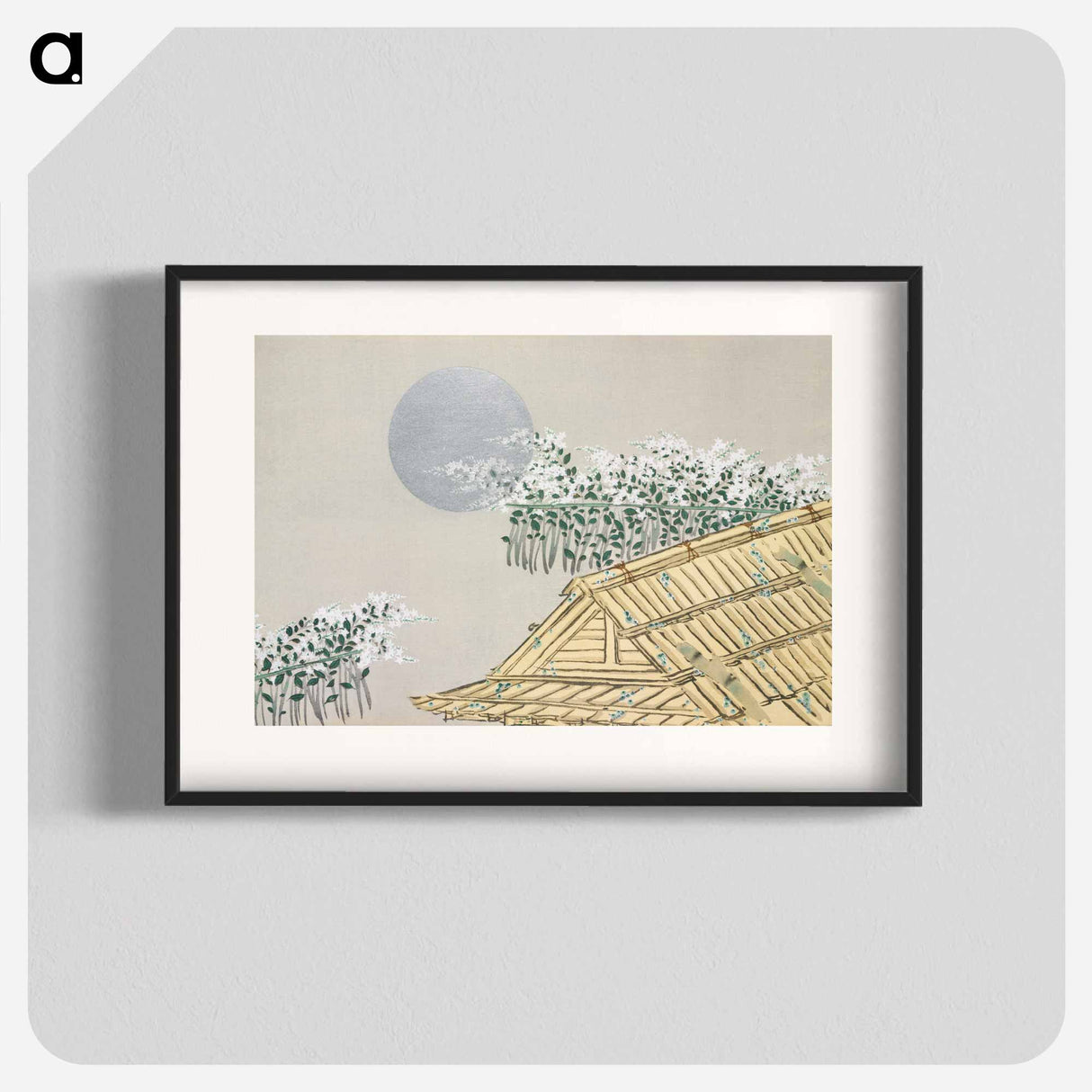 House from Momoyogusa–Flowers of a Hundred Generations - 神坂 雪佳 Poster.