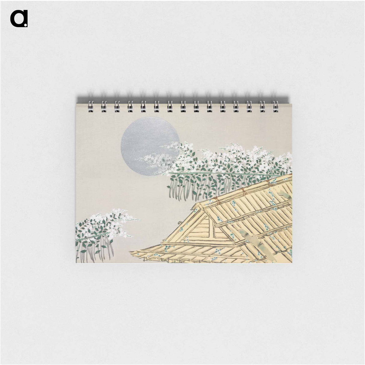 House from Momoyogusa–Flowers of a Hundred Generations - 神坂 雪佳 Memo.
