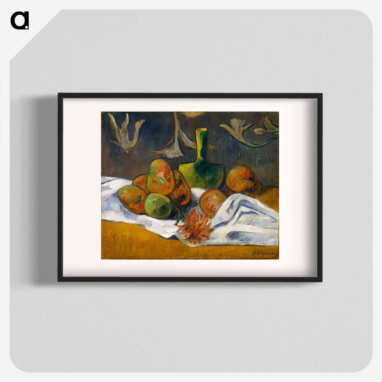 Paul Gauguin's Still Life - ポール ゴーギャン Poster.