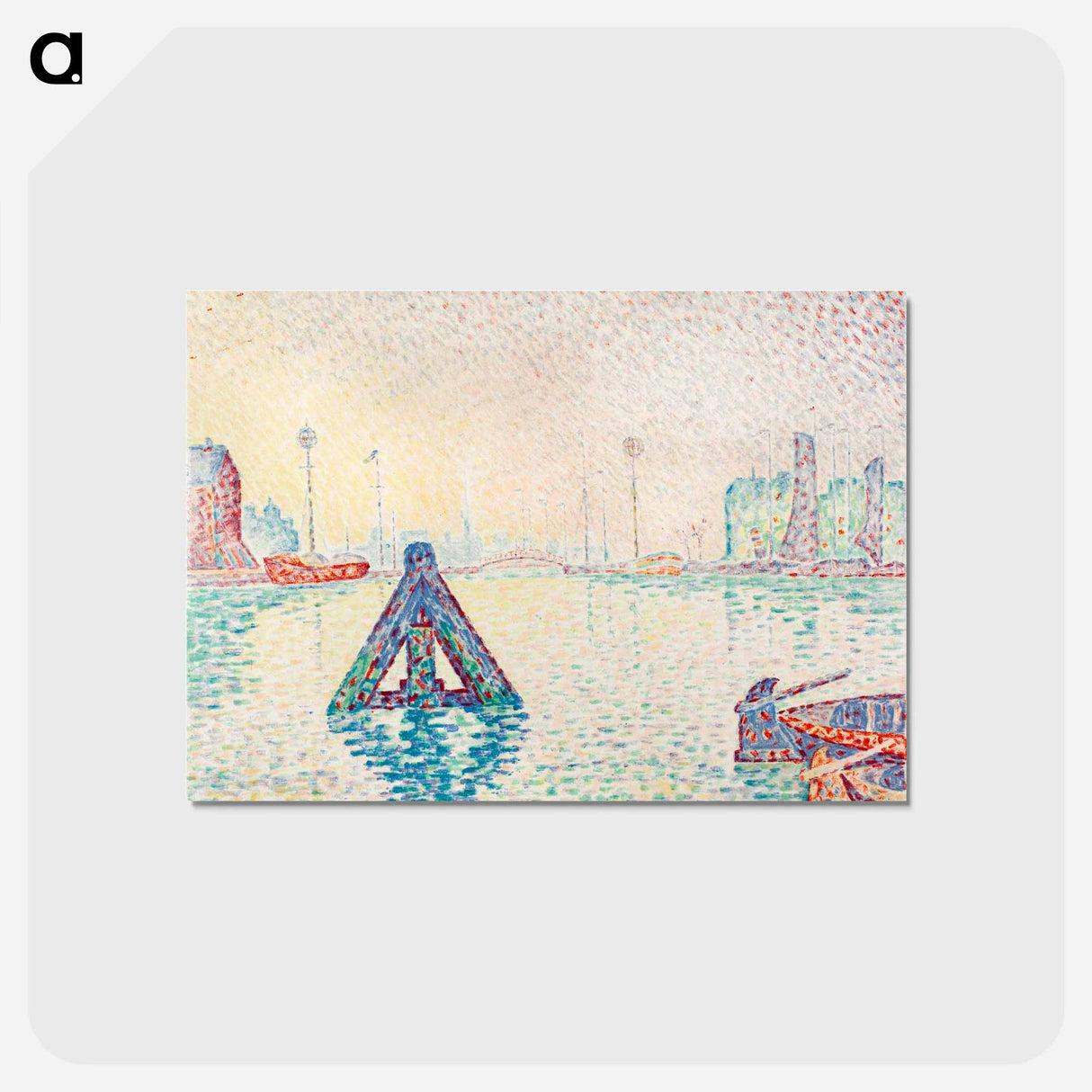 In Holland–The Buoy - ポール シニャック Postcard.