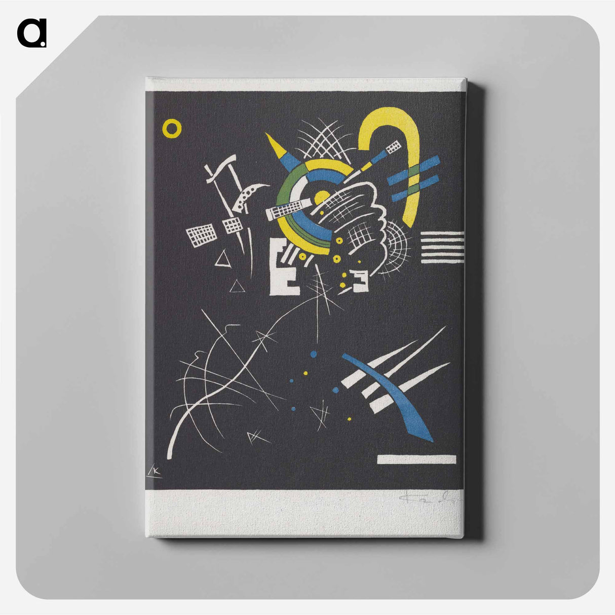 Kleine Welten VII (Small Worlds VII) - ワシリー カンディンスキー Canvas.