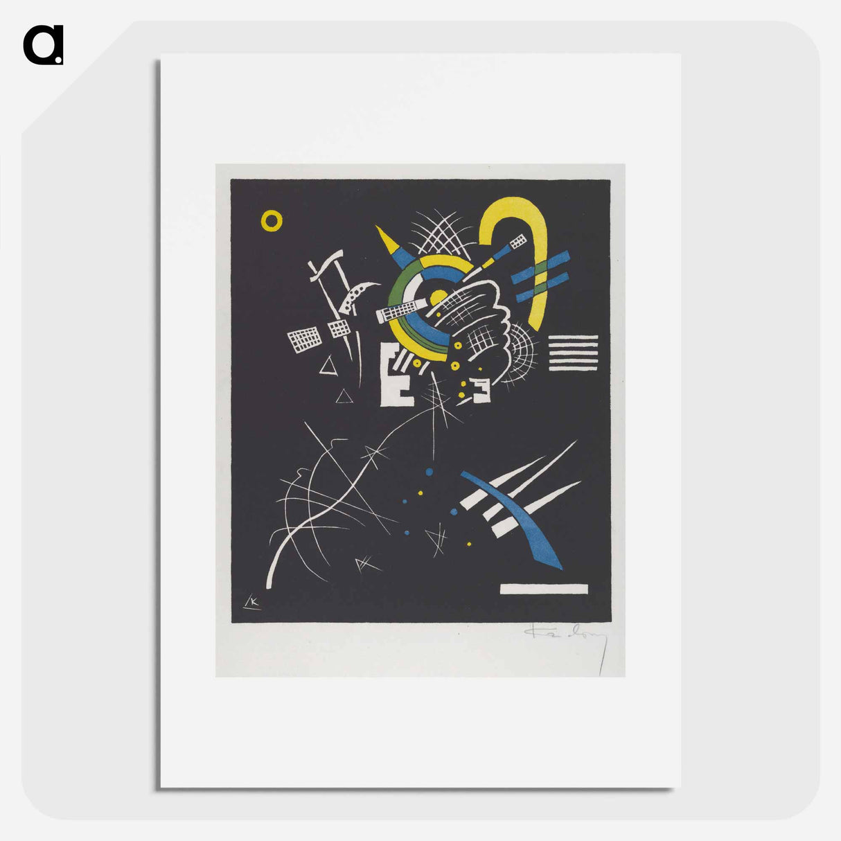 Kleine Welten VII (Small Worlds VII) - ワシリー カンディンスキー Poster.