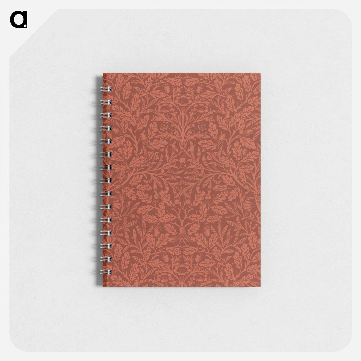 アートメモ帳-Acorns and oak leaves design - ウィリアム モリス Memo.