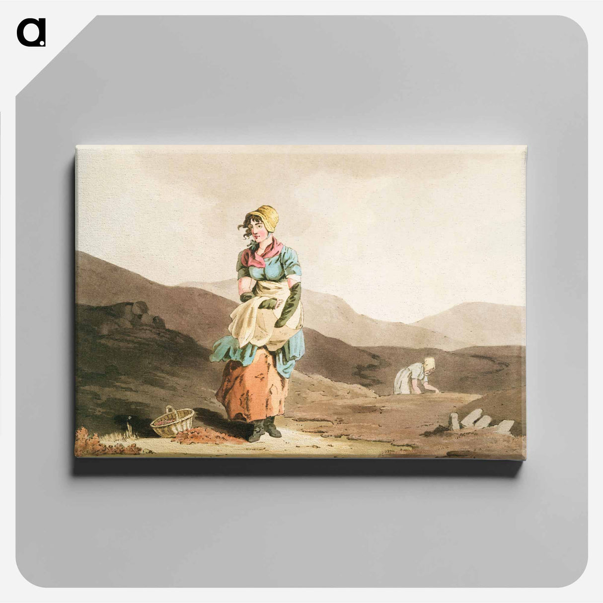 The Costume of Yorkshire - 19世紀のヨークシャー Canvas.